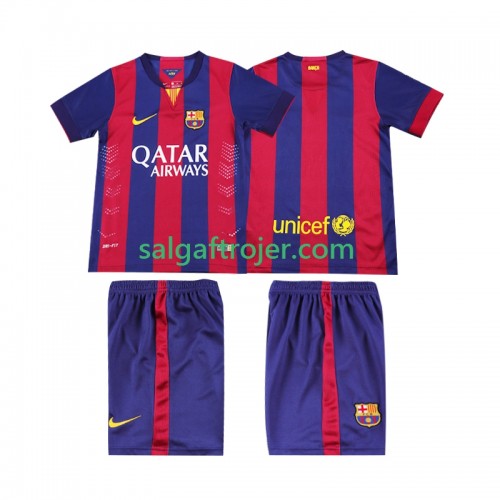 FC Barcelona 2014 2015 Fodboldtrøjer Børn Retro Hjemmebanesæt Kort ærmer FC Barcelona 2014 2015 Fodboldtrøjer Børn Retro Hjemmebanesæt Kort ærmer
